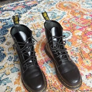 Dr. Martens Black Leather Boots
